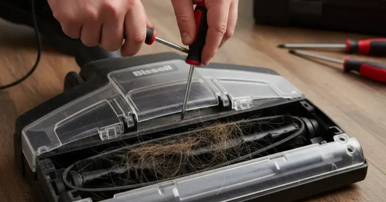 bissell vacuum cleaner brush not spinning