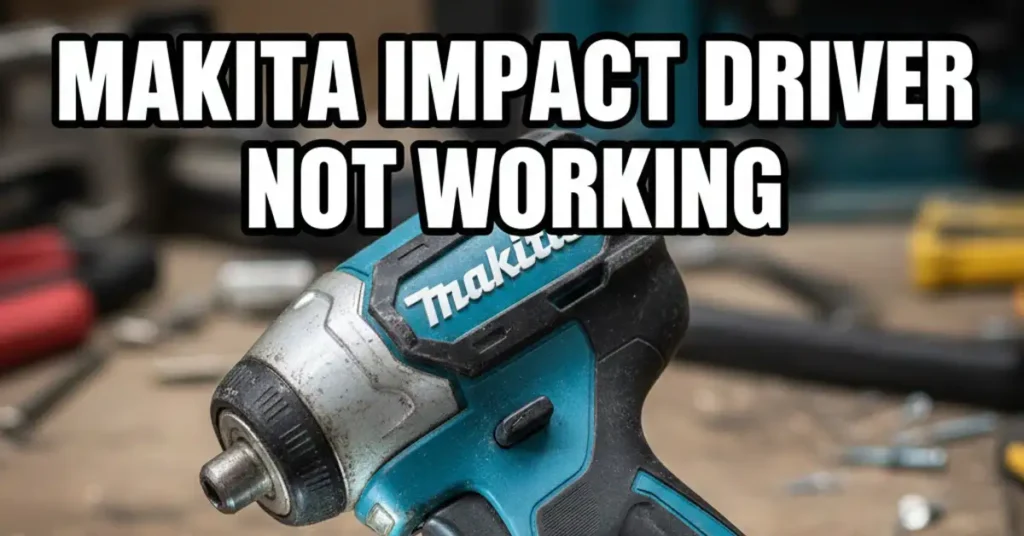 Makita Impact Driver Stopped Working