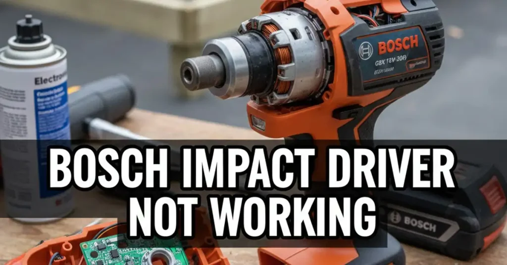 Bosch Impact Driver Stopped Working