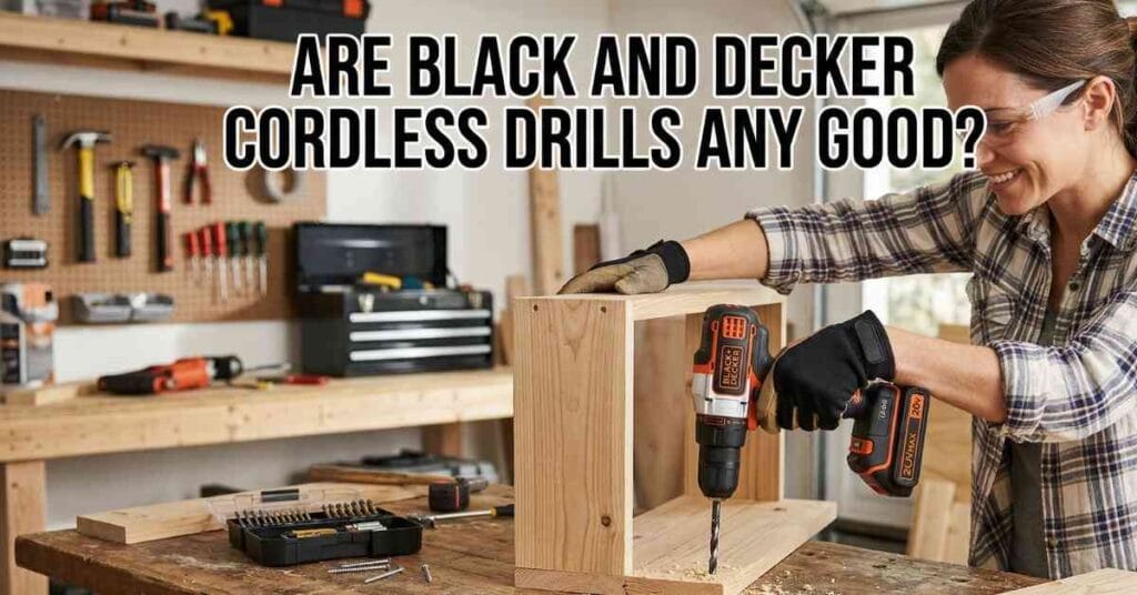 Are Black and Decker Cordless Drills Any Good