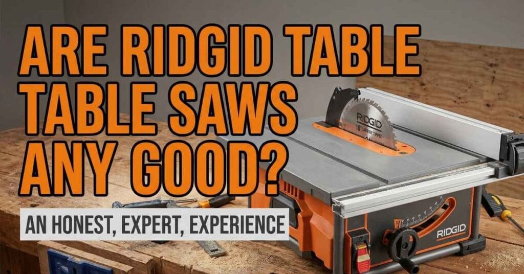 Are Ridgid Table Saws Any Good