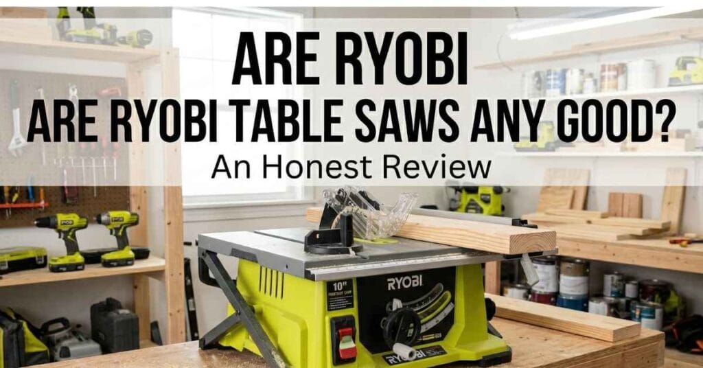 Are Ryobi Table Saws Any Good