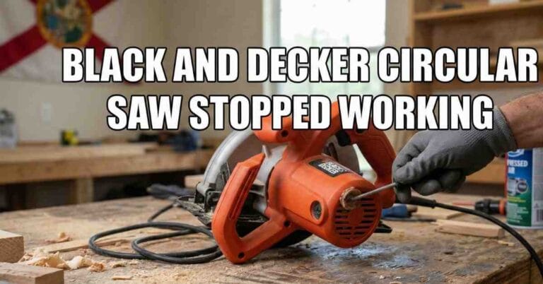 Black and Decker Circular Saw Stopped Working