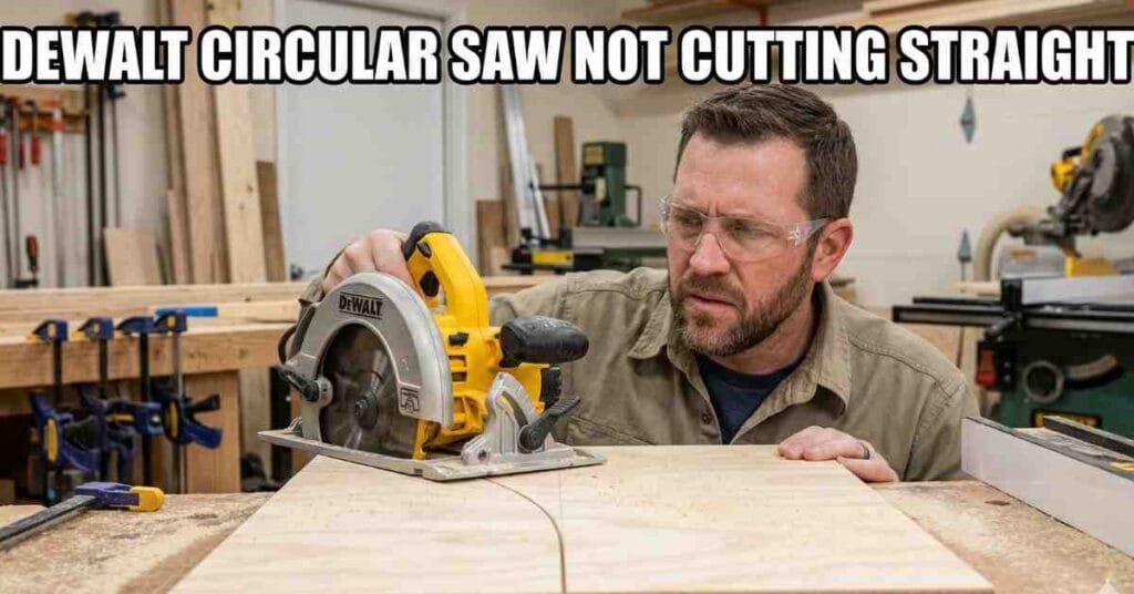 DeWalt Circular Saw Not Cutting Straight How I Fixed