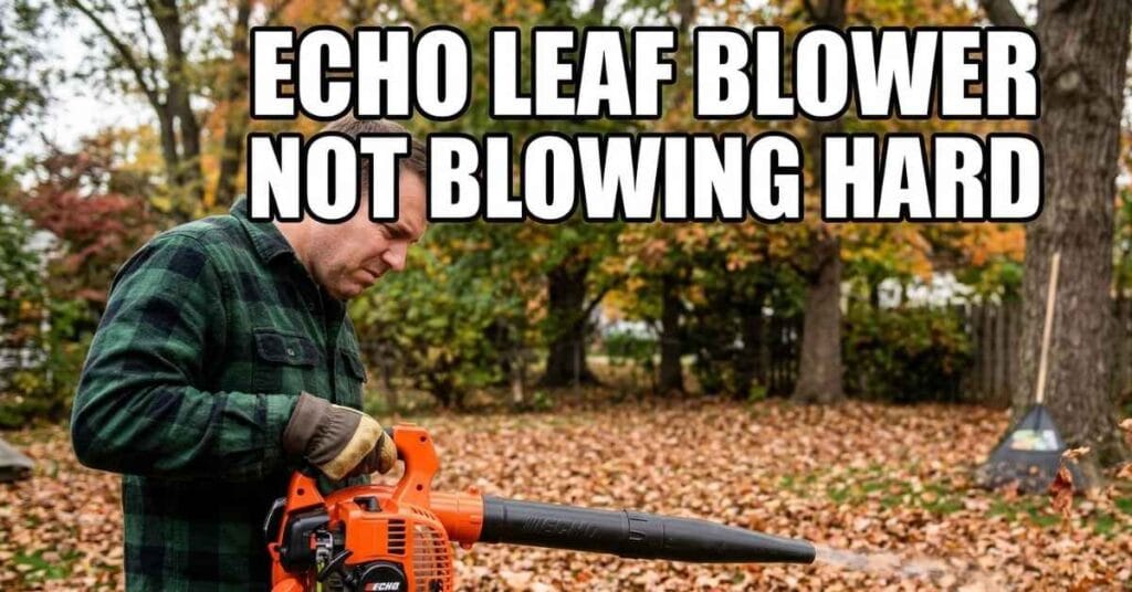 Echo Leaf Blower Not Blowing Hard Proven Easy Fix