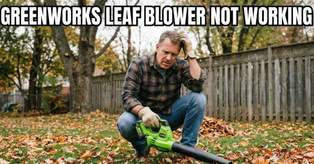 Greenworks Leaf Blower Not Working Proven Fixes Fast