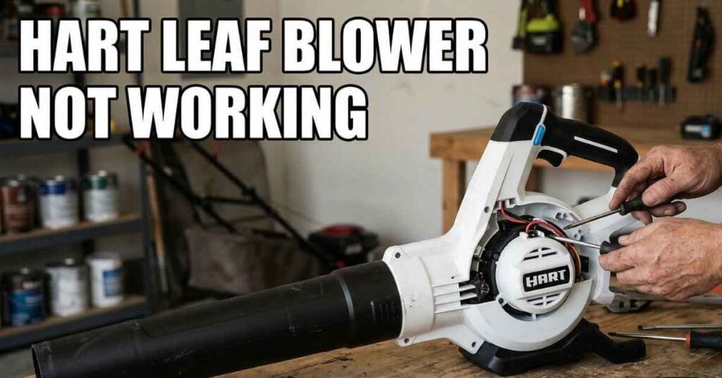 Hart Leaf Blower Not Working My Honest Troubleshooting