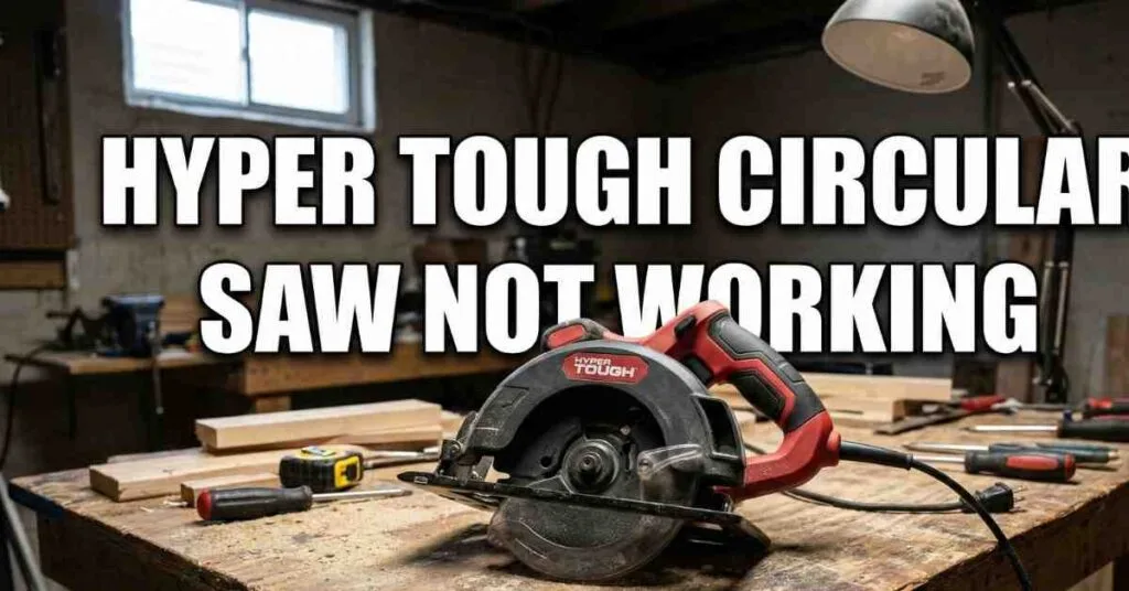 Hyper Tough Circular Saw Not Working