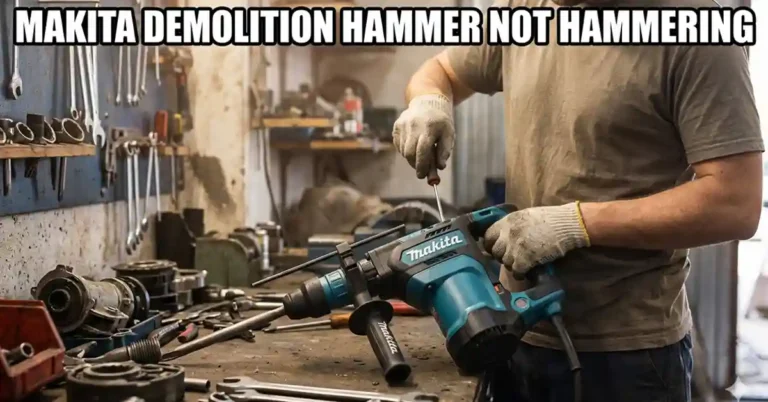 Makita Demolition Hammer Not Hammering