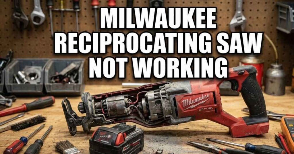Milwaukee Reciprocating Saw Not Working: My Easy Fix Guide
