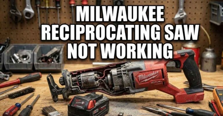 Milwaukee Reciprocating Saw Not Working: My Easy Fix Guide