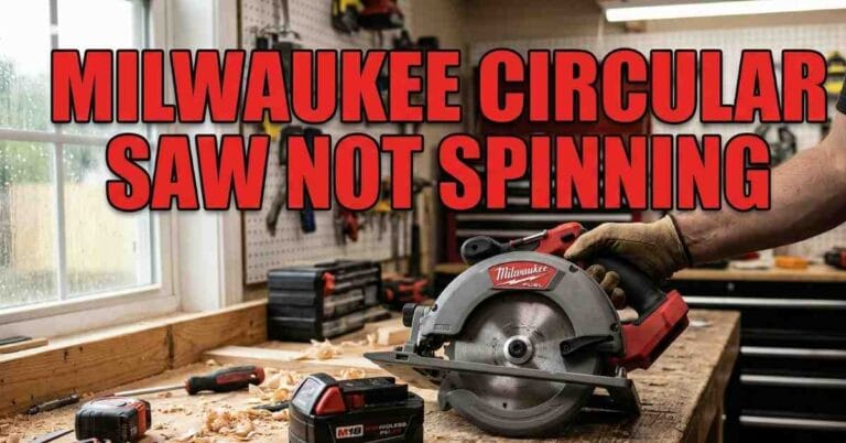 My Milwaukee Circular Saw Not Spinning How I Fixed It Fast