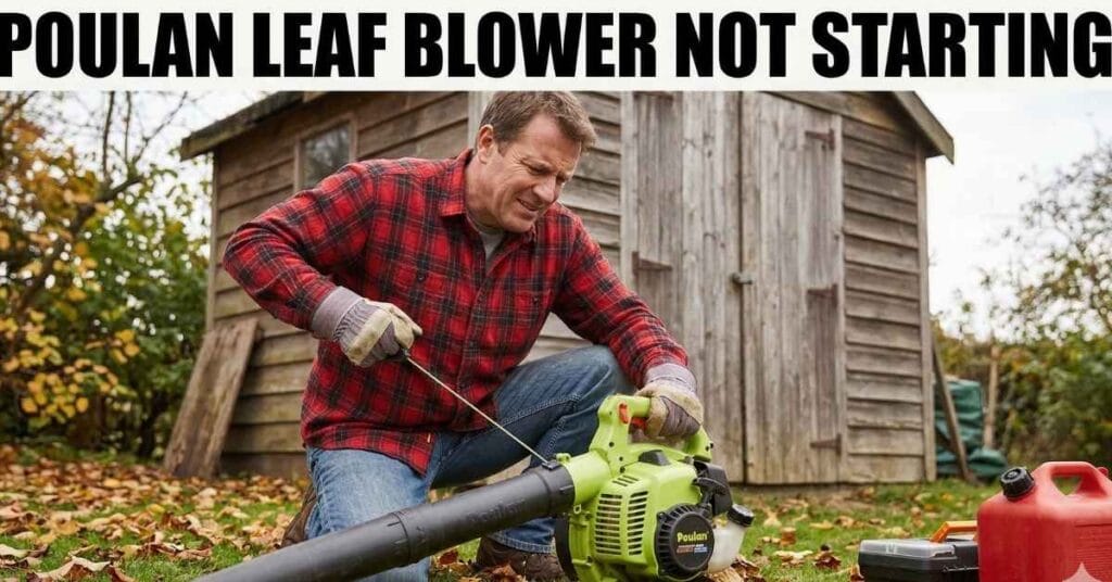 Poulan Leaf Blower Not Starting Brutal Issue Solved