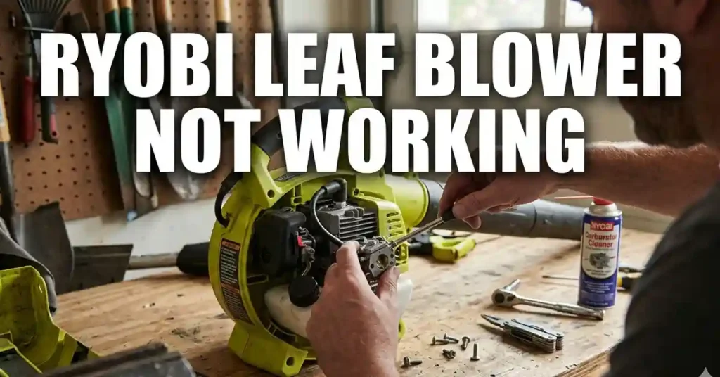 Ryobi Leaf Blower Not Working