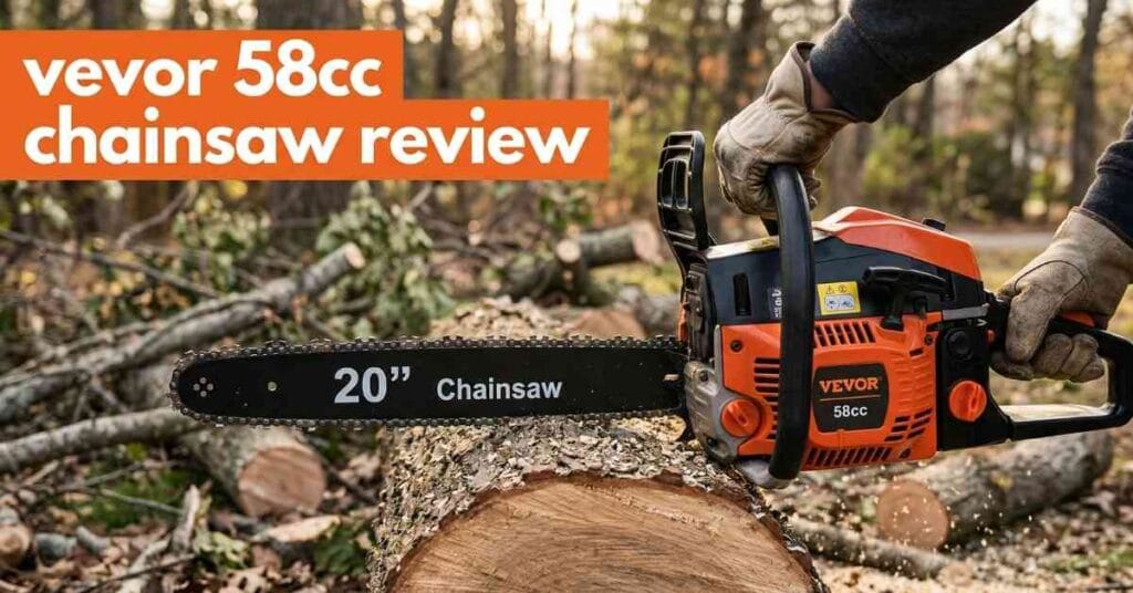 Vevor 58cc Chainsaw Review Powerful Budget Saw or Junk