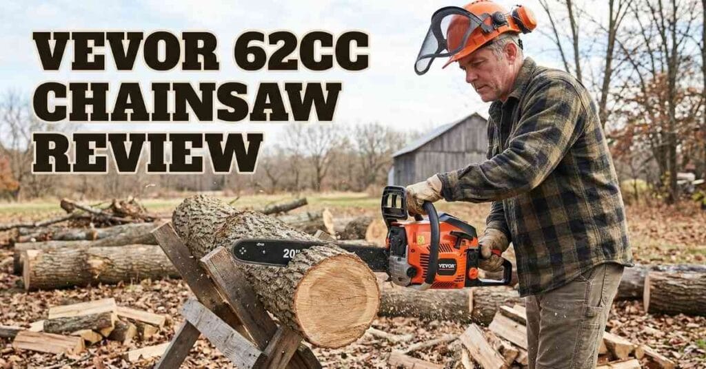 Vevor 62cc Chainsaw Review Raw Power or Heavy Mistake