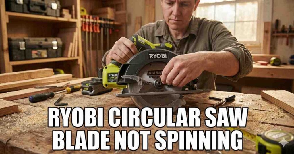 Why Your Ryobi Circular Saw Blade is Not Spinning