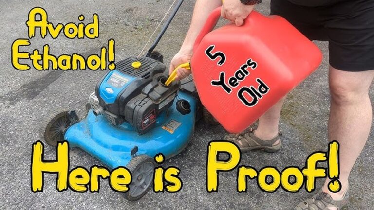Can I Use Ethanol Gas in My Lawn Mower