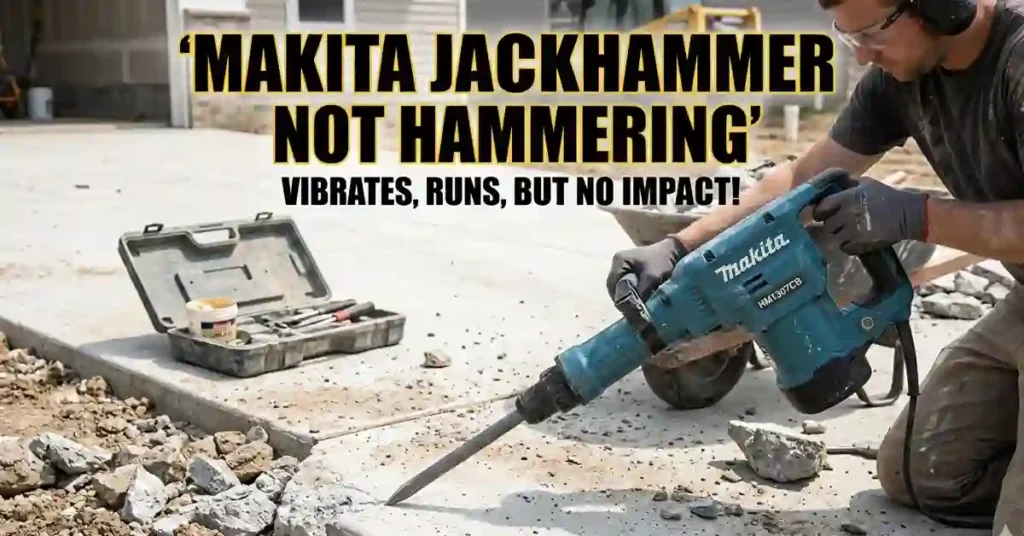 Makita Jackhammer Not Hammering