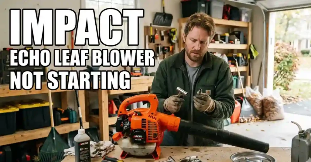 Echo Leaf Blower Not Starting