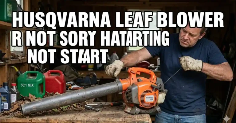 Husqvarna Leaf Blower Not Starting