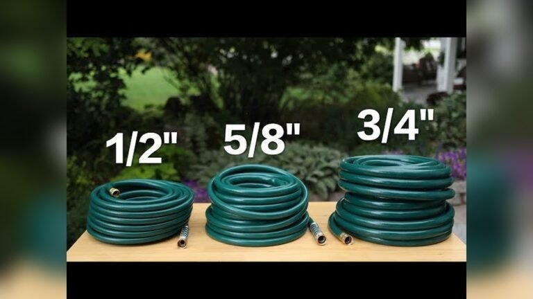 1/2 Vs 5/8 Garden Hose