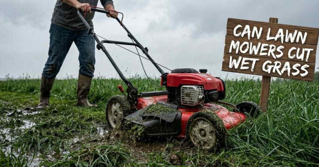 Can Lawn Mowers Cut Wet Grass The Ugly Truth Revealed
