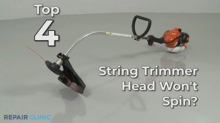 How to Fix String Trimmer Head Not Spinning