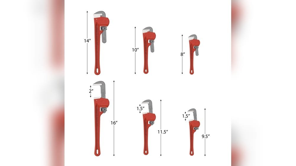 How to Measure Pipe Wrench Size