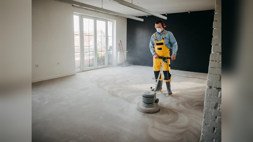 How to Sand Concrete Floor