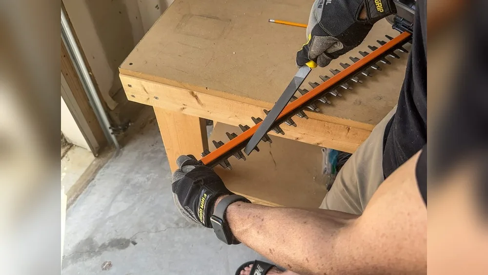 How to Sharpen a Hedge Trimmer