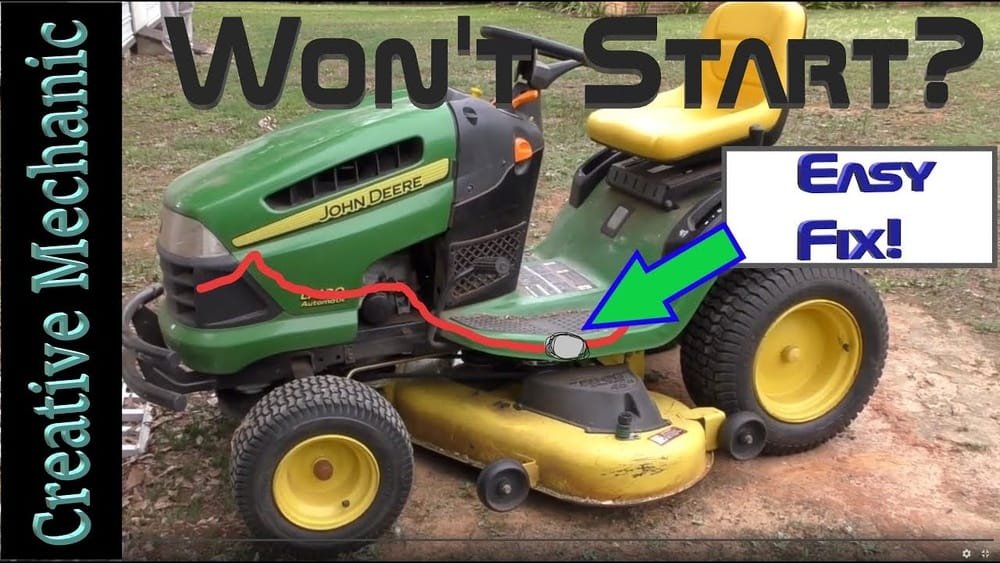 John Deere Lawn Mower Not Starting