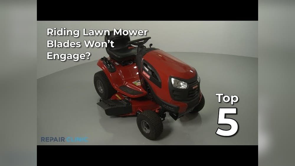 Lawn Mower Blades Will Not Engage