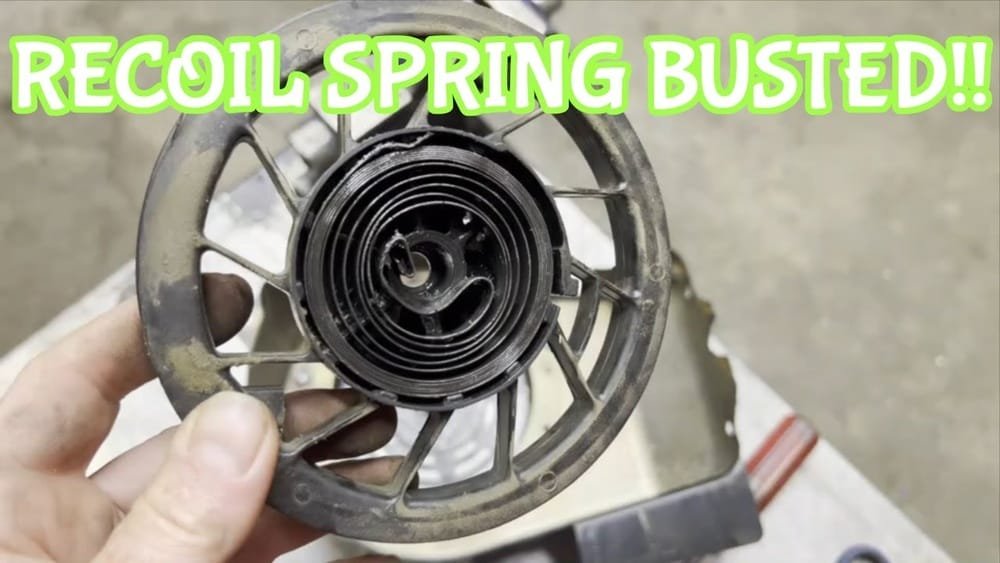 Lawn Mower Starter Rope Not Retracting