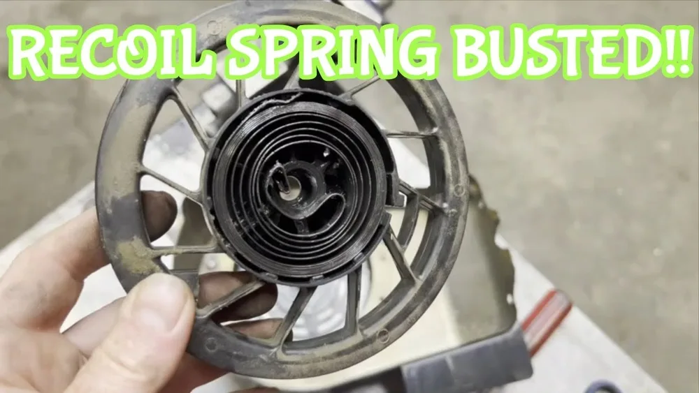 Lawn Mower Starter Rope Not Retracting