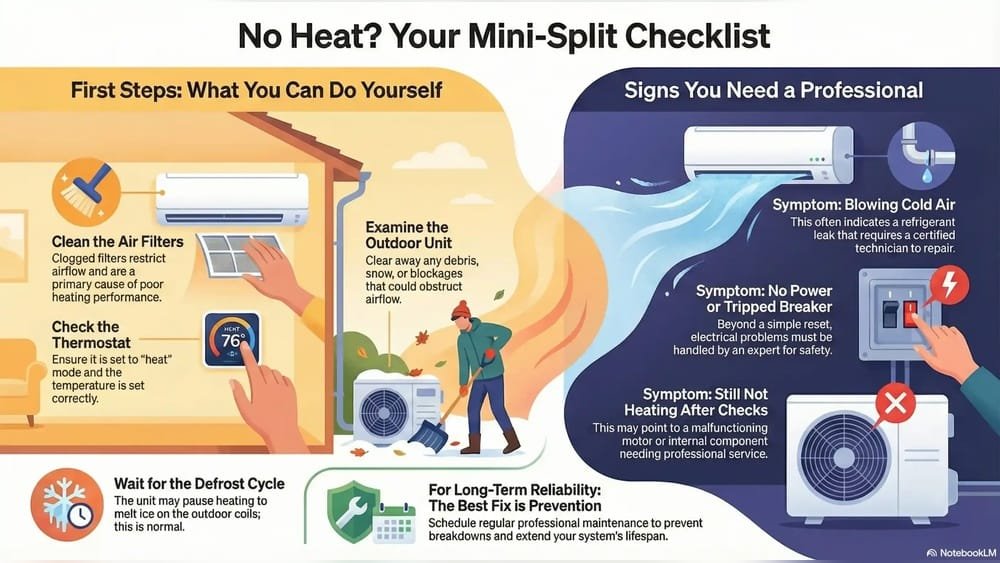 Msz-Gl24Na Not Blowing Hot Air