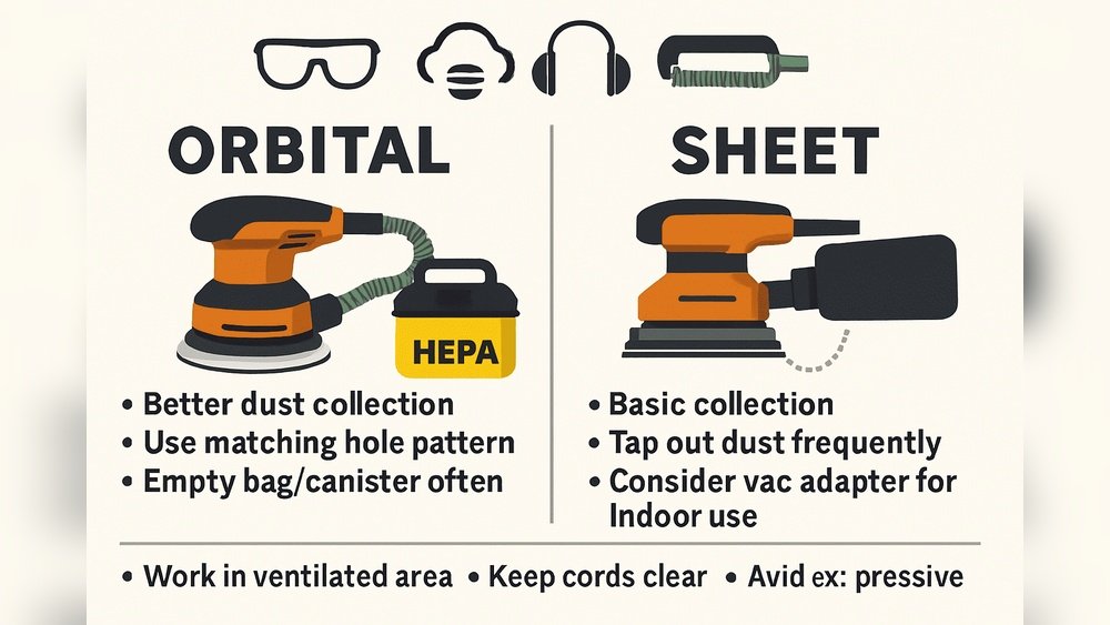 Orbital Sander Vs Sheet Sander
