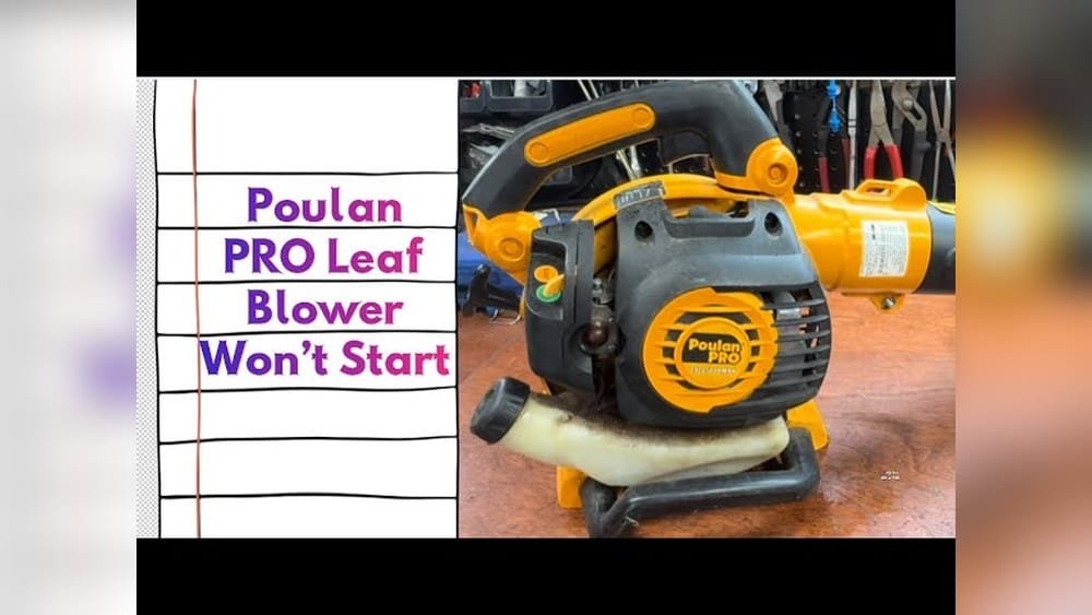 Poulan Leaf Blower Not Starting