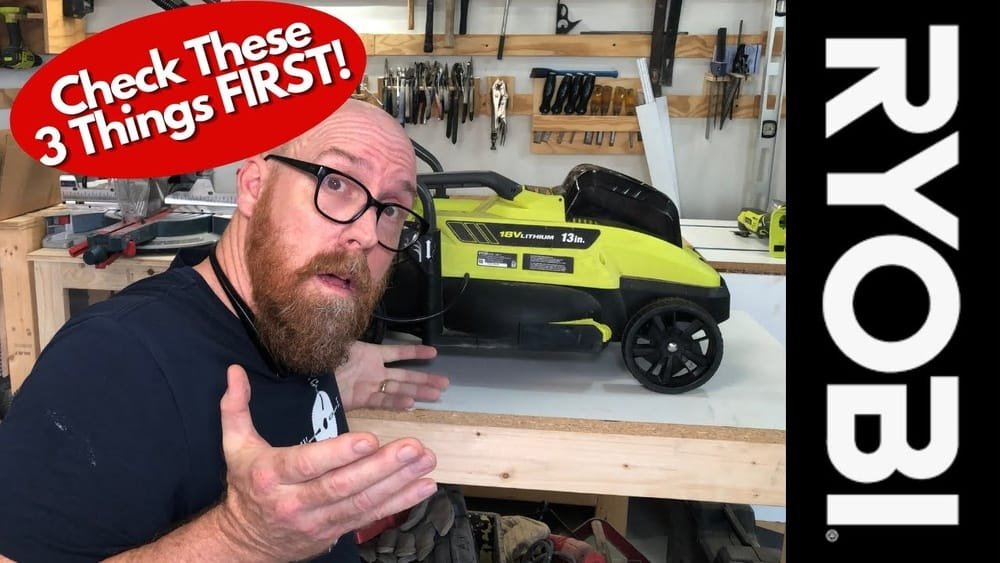 Ryobi 40V Lawn Mower Not Starting