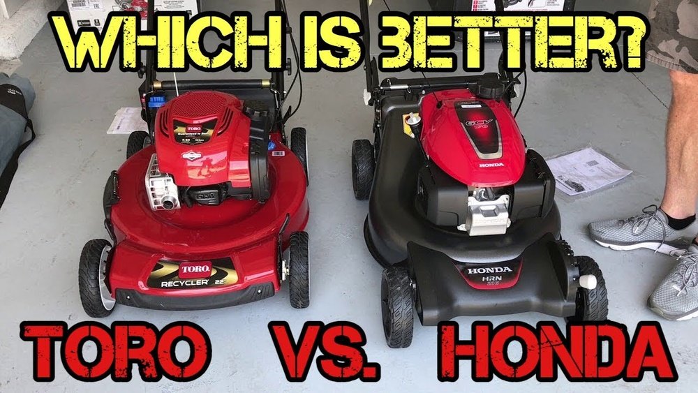 Toro Vs Honda Lawn Mower