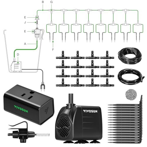 VIVOSUN Automatic Drip Irrigation Kit, Smart Watering...