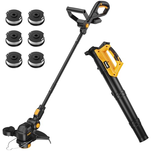 Cordless Weed Eater & Leaf Blower Combo, Dewalt 3-in-1 Tool