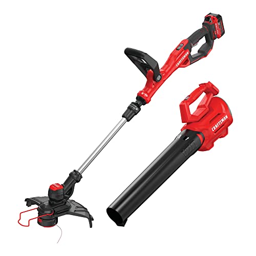 CRAFTSMAN 20V MAX WEEDWACKER String Trimmer and Leaf Blower...