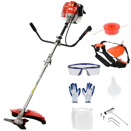 2026 New 52cc Gas String Trimmer 2-Stroke, Straight Shaft...