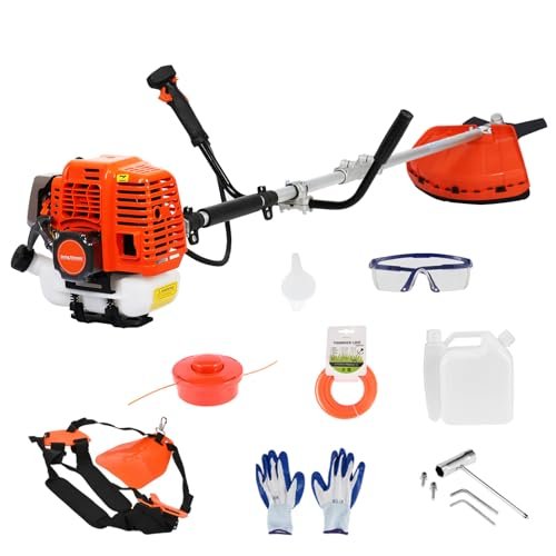 2026 New 52cc Gas String Trimmer 2-Stroke, Heavy Duty...
