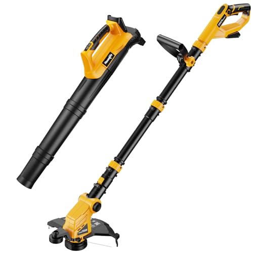 Cordless Weed Trimmer and Leaf Blower Combo Dewalt 20V Max