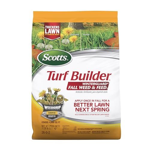 Scotts Turf Builder WinterGuard Fall Weed & Feed Fertilizer