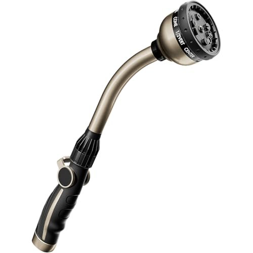RESTMO Watering Wand Heavy Duty, Metal Garden, 10 Spray...