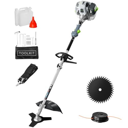 36CC Gas Powered Weed Wacker, 3-in-1 2-Stroke Brush Cutter