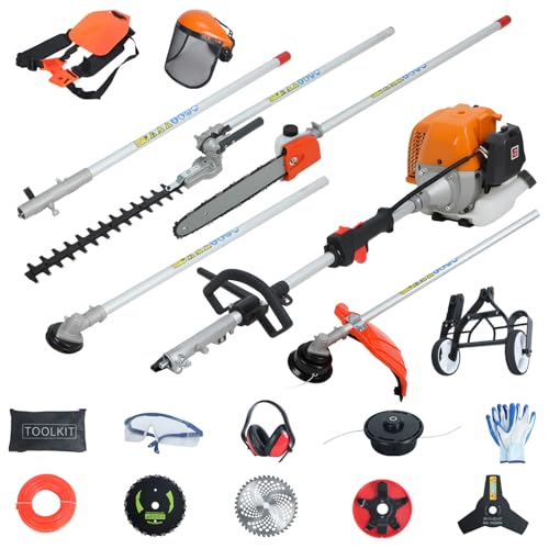 2026 New Gas Weed Wacker,52cc 8-in-1 Gas Multi-tool